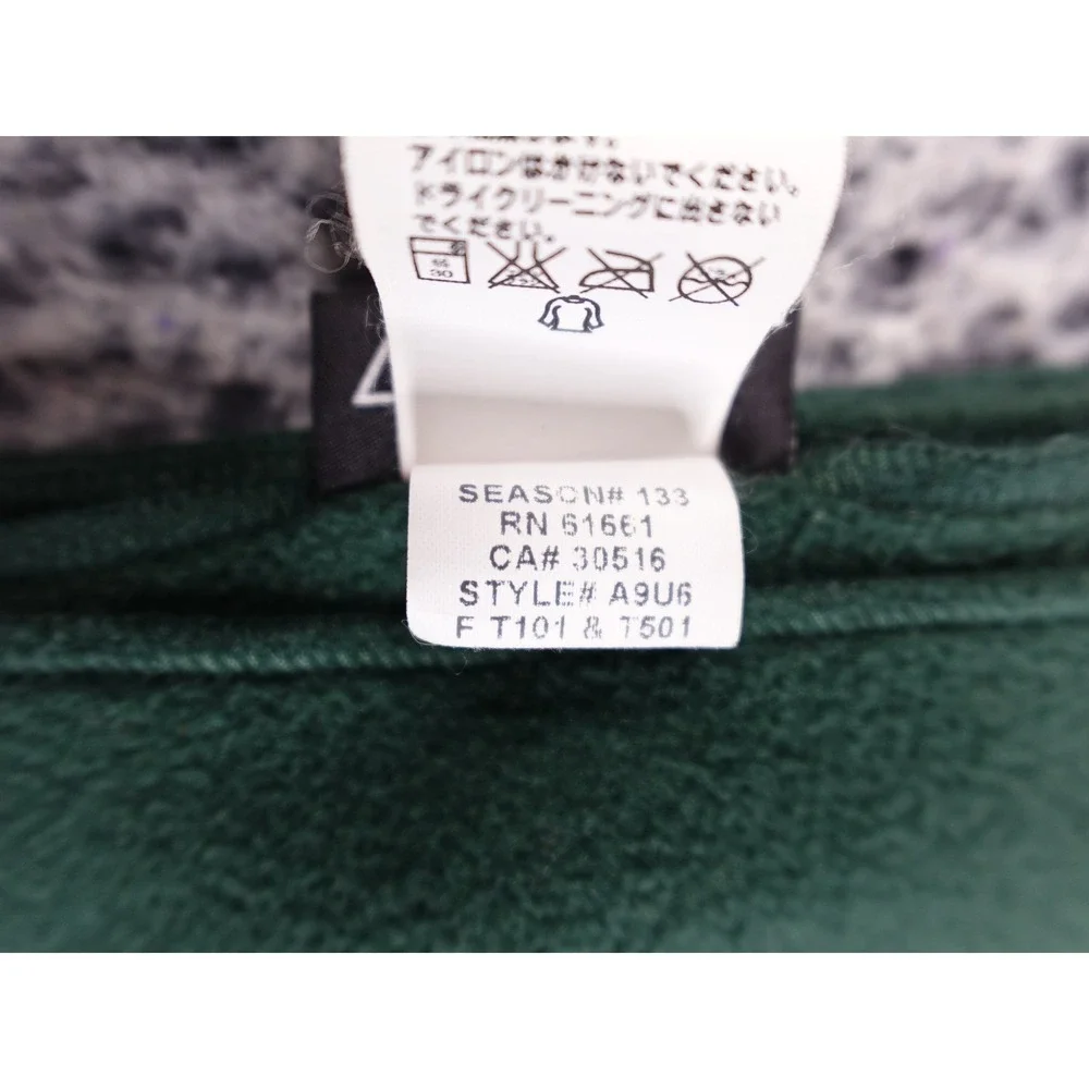 The North Face Scarf Unisex OS Forest Green Polartec Fleece A9U6 Logo - Picture 3 of 6